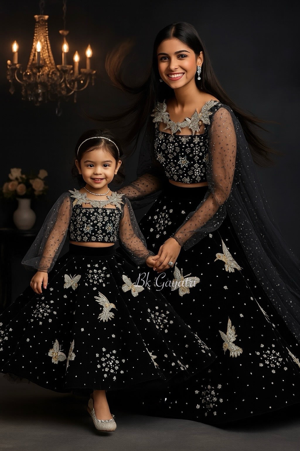 Wow black Lehenga