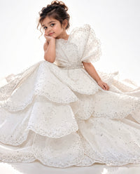 Luxurious Swarovski Petal Dress - BK Gayatri Official