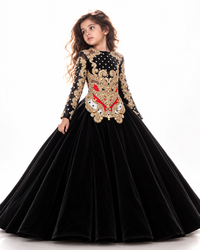 Black Velvet Dynasty Gown
