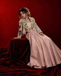 Gulnaar Pearl Lehenga