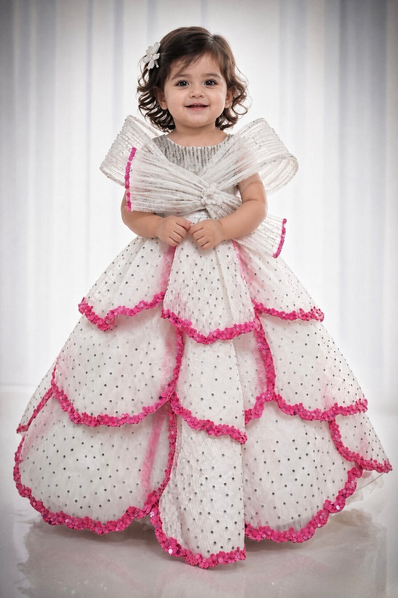 Swarovski petal dress