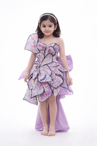 Couture lilac butterfly dress - BK Gayatri Official