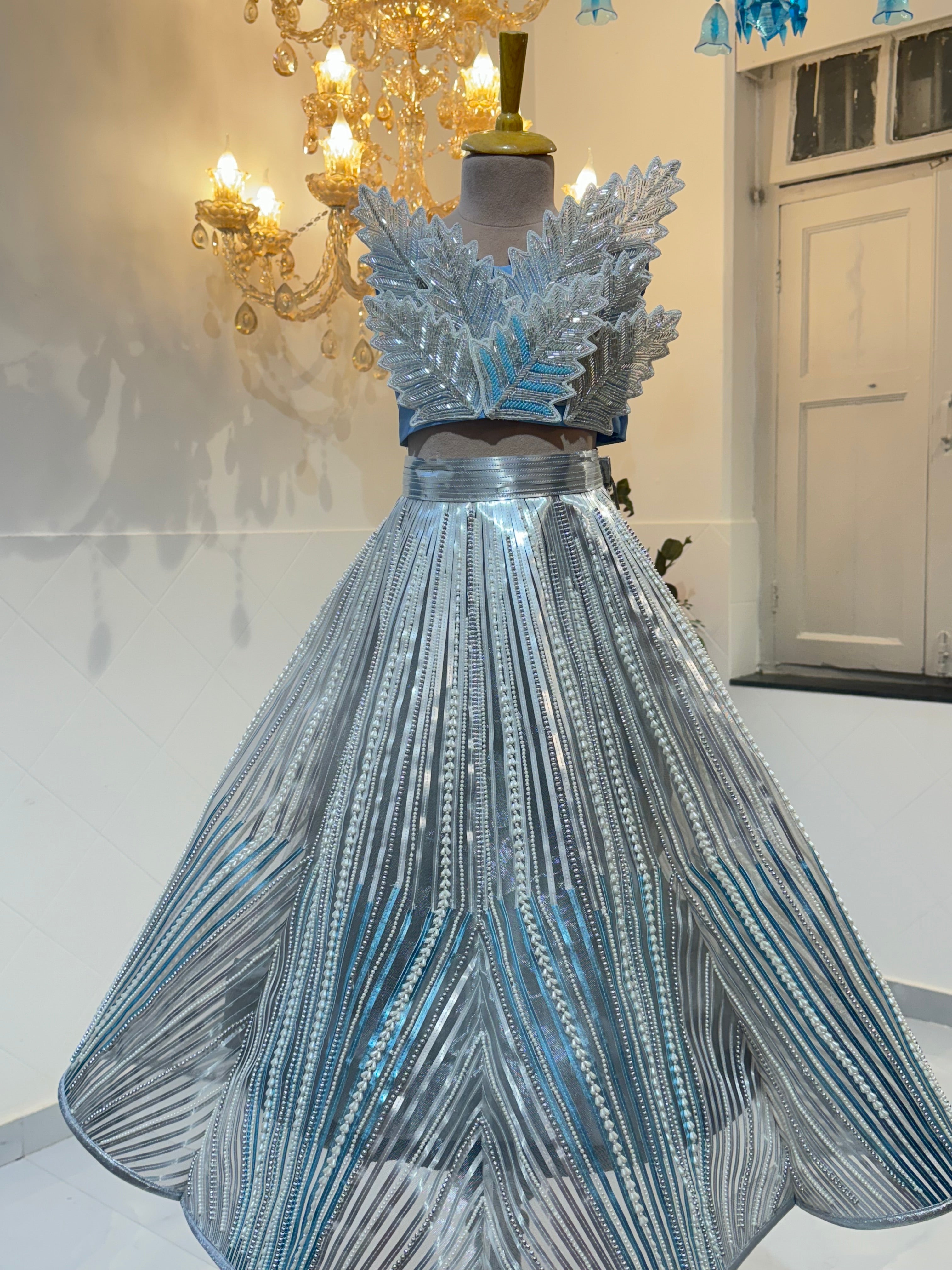 Metallic Lehenga