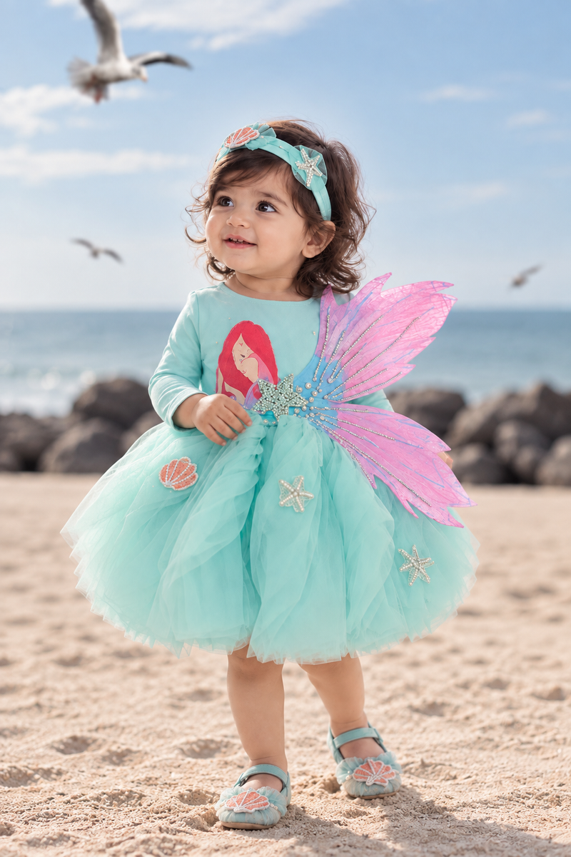mermaid drapped Dress - BK Gayatri Official