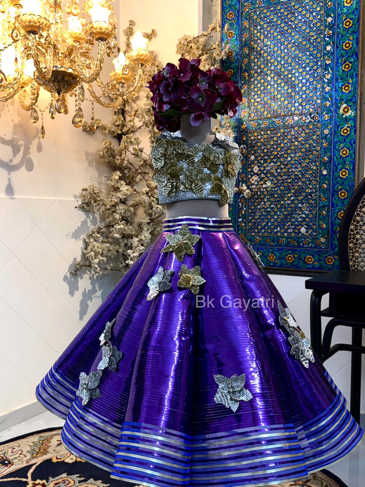 Metallic Lehenga – Kids Designer Lehenga | BK Gayatri Official