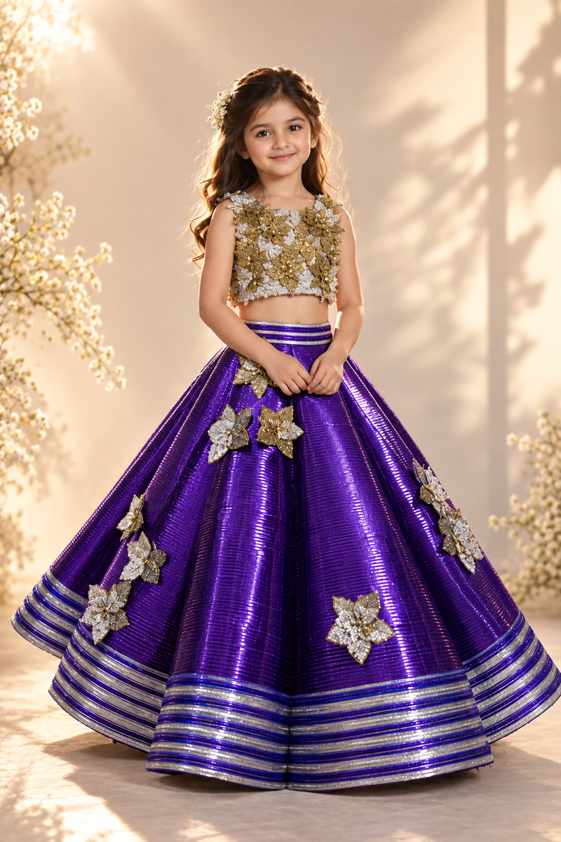 Metallic Lehenga