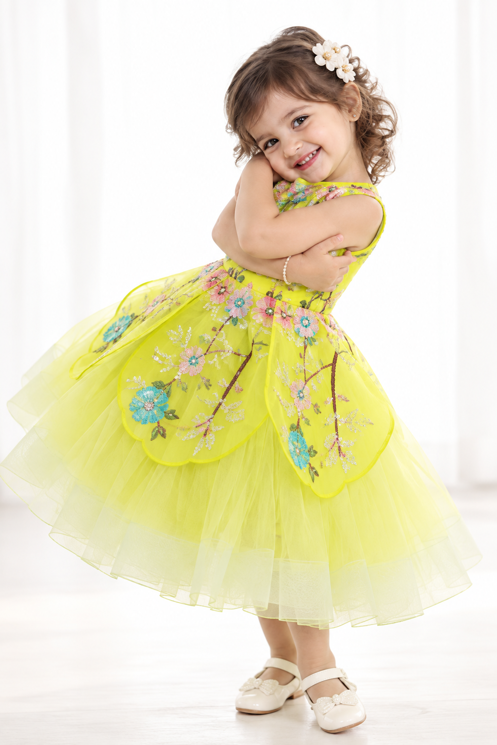 Sunshine knee length dress - BK Gayatri Official