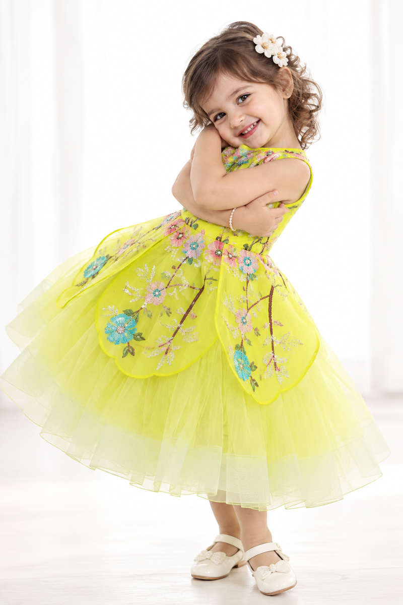 Sunshine knee length dress - BK Gayatri Official