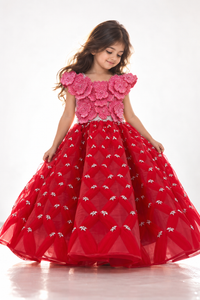 Rouge Rosette Gown