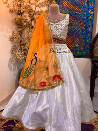 Peacock lehenga – Luxury Kids Wedding Wear | BK Gayatri Official