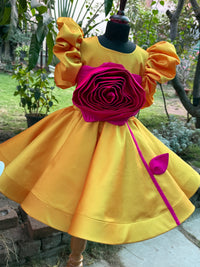 Easy breezy flower dress – Kids Designer Dress | BK Gayatri Official