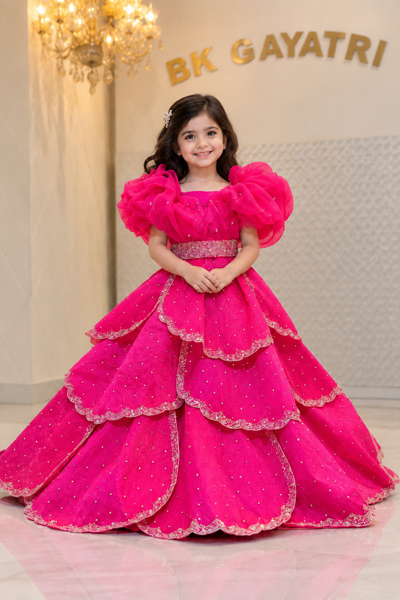 Glam petal dress