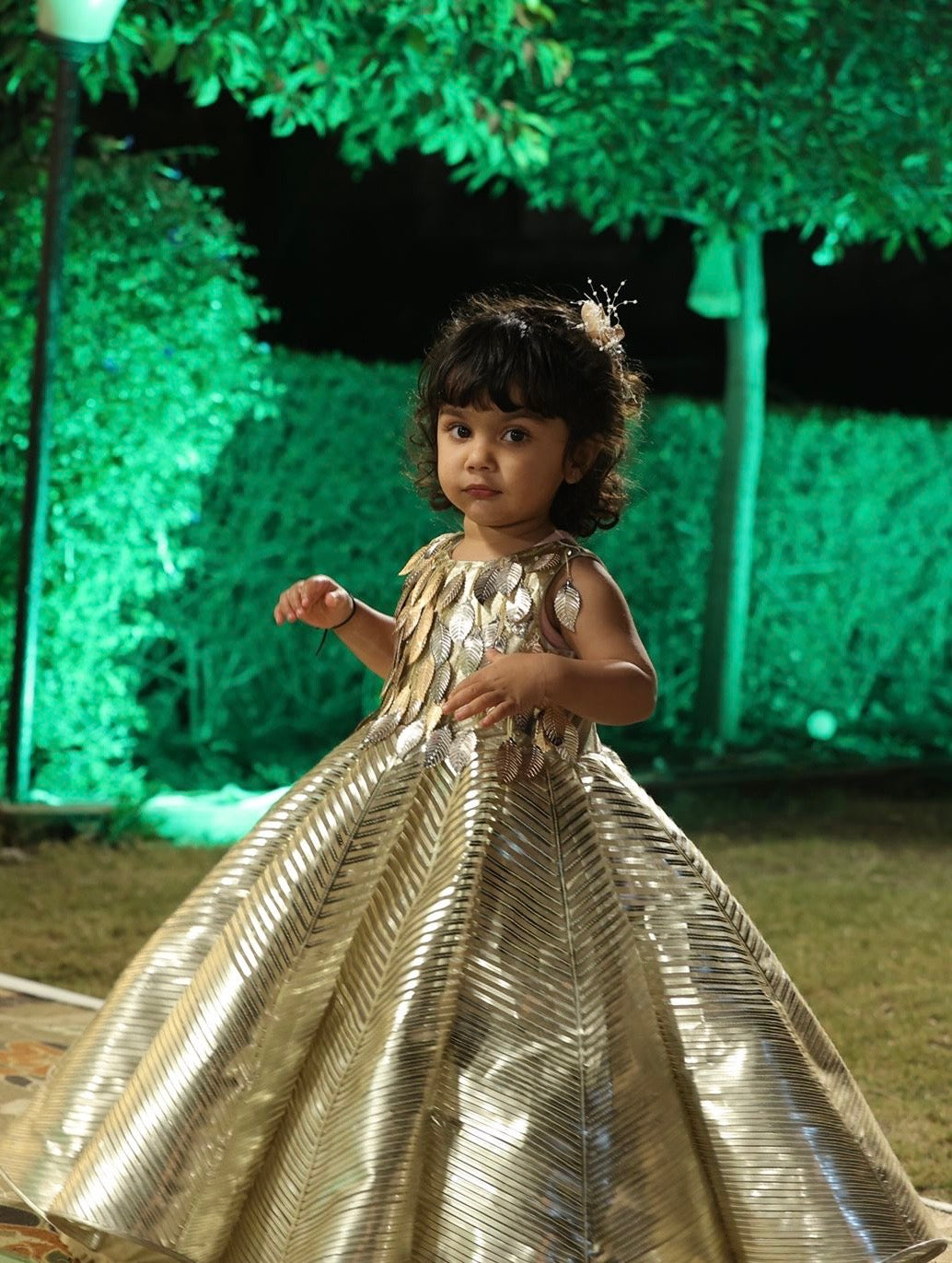 Goldmetallisches Kleid