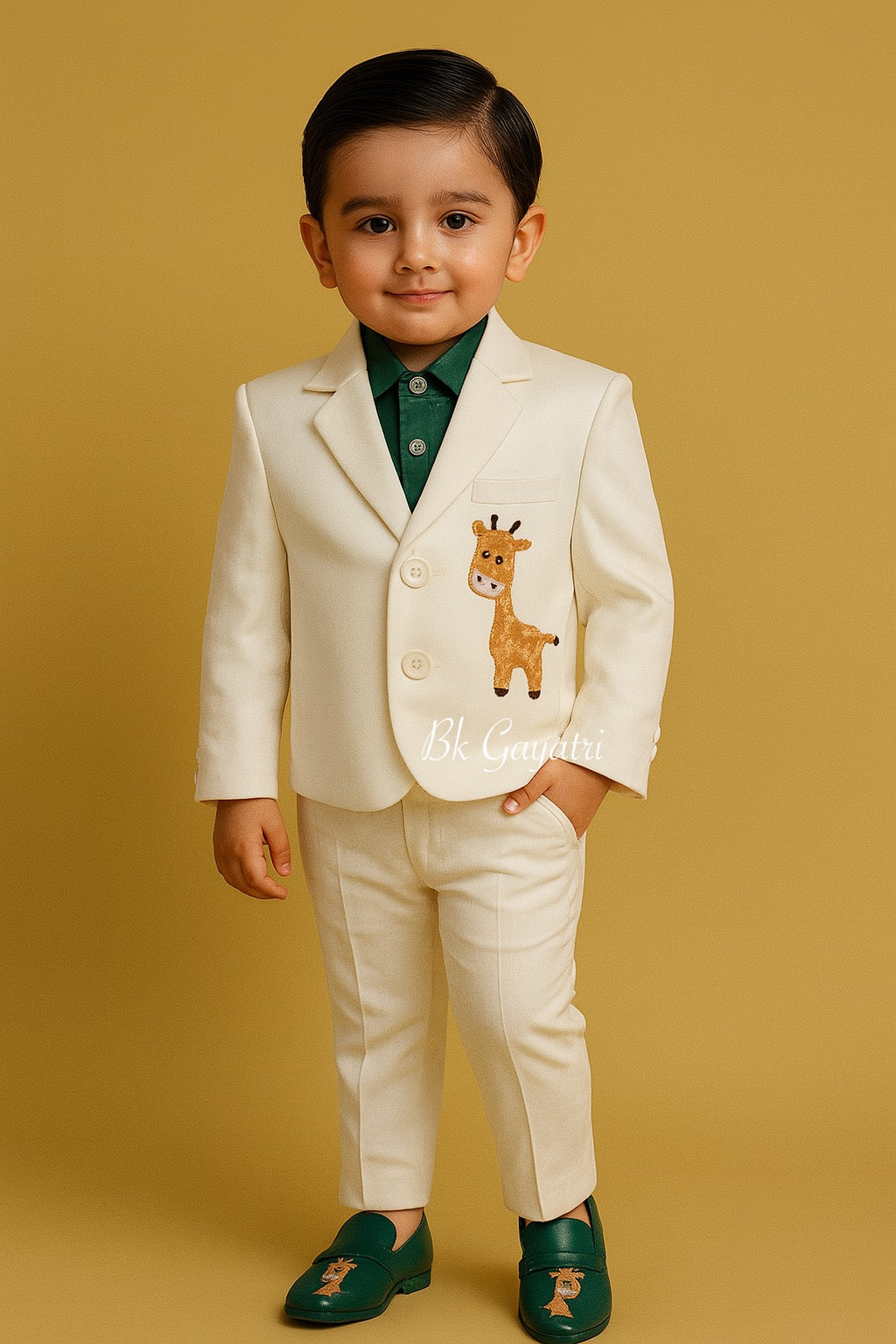 Animal blazer set – Kids Designer Wear | BK Gayatri Official