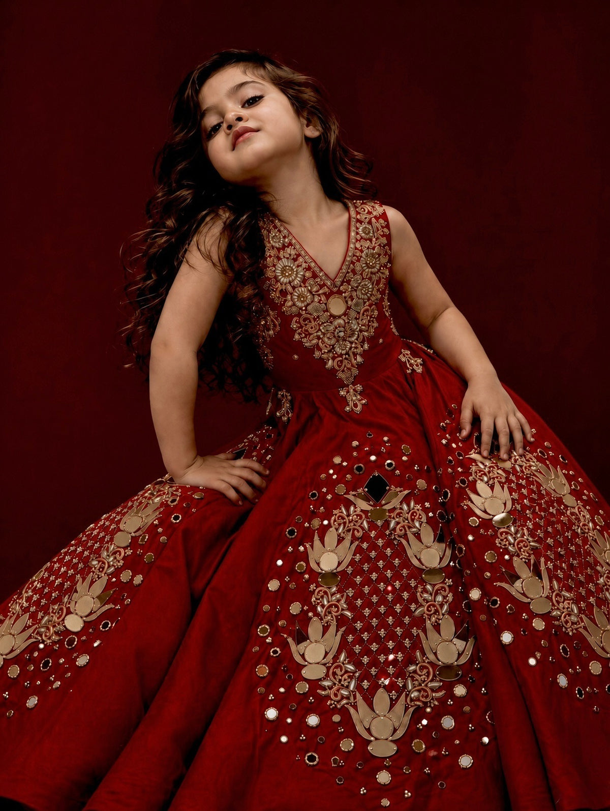 Scarlet Noor gown