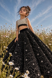 Black Structured Lehenga - BK Gayatri Official