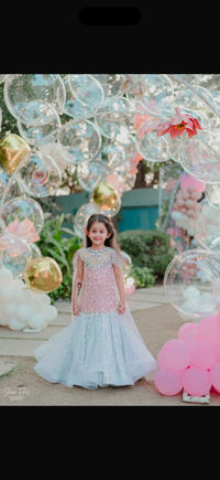 Sequins gown – Kids Couture Gown | BK Gayatri Official
