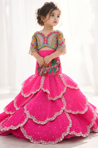 Mermaid Petal Lehenga - BK Gayatri Official