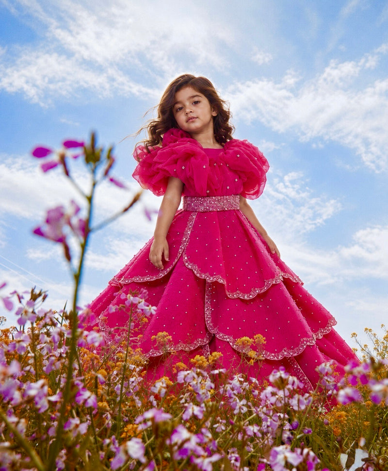 Glam Petal Dress