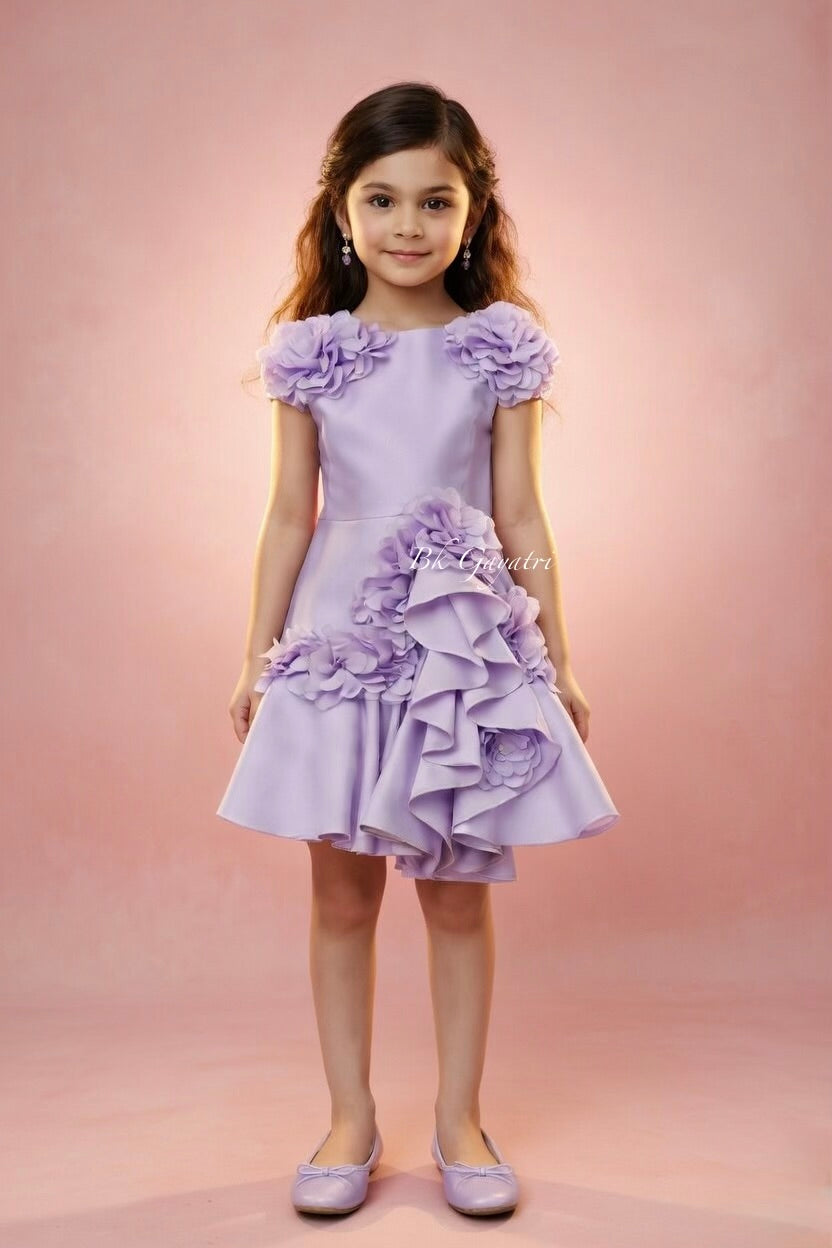 Silk flower dress - BK Gayatri Official