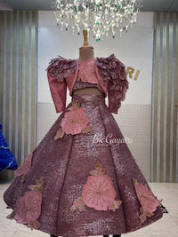 Glamorous cocktail Lehenga – Kids Designer Lehenga | BK Gayatri Official