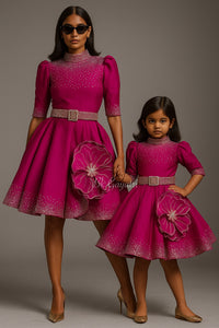 Power Flower Dress – Luxury Kids Dress | BK Gayatri Official
