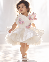 Knee Length Butterfly Structured Dress - BK Gayatri Official