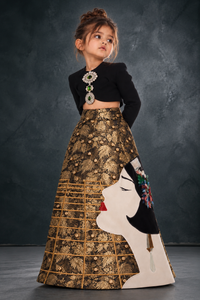 The Art Deco Begum Lehenga