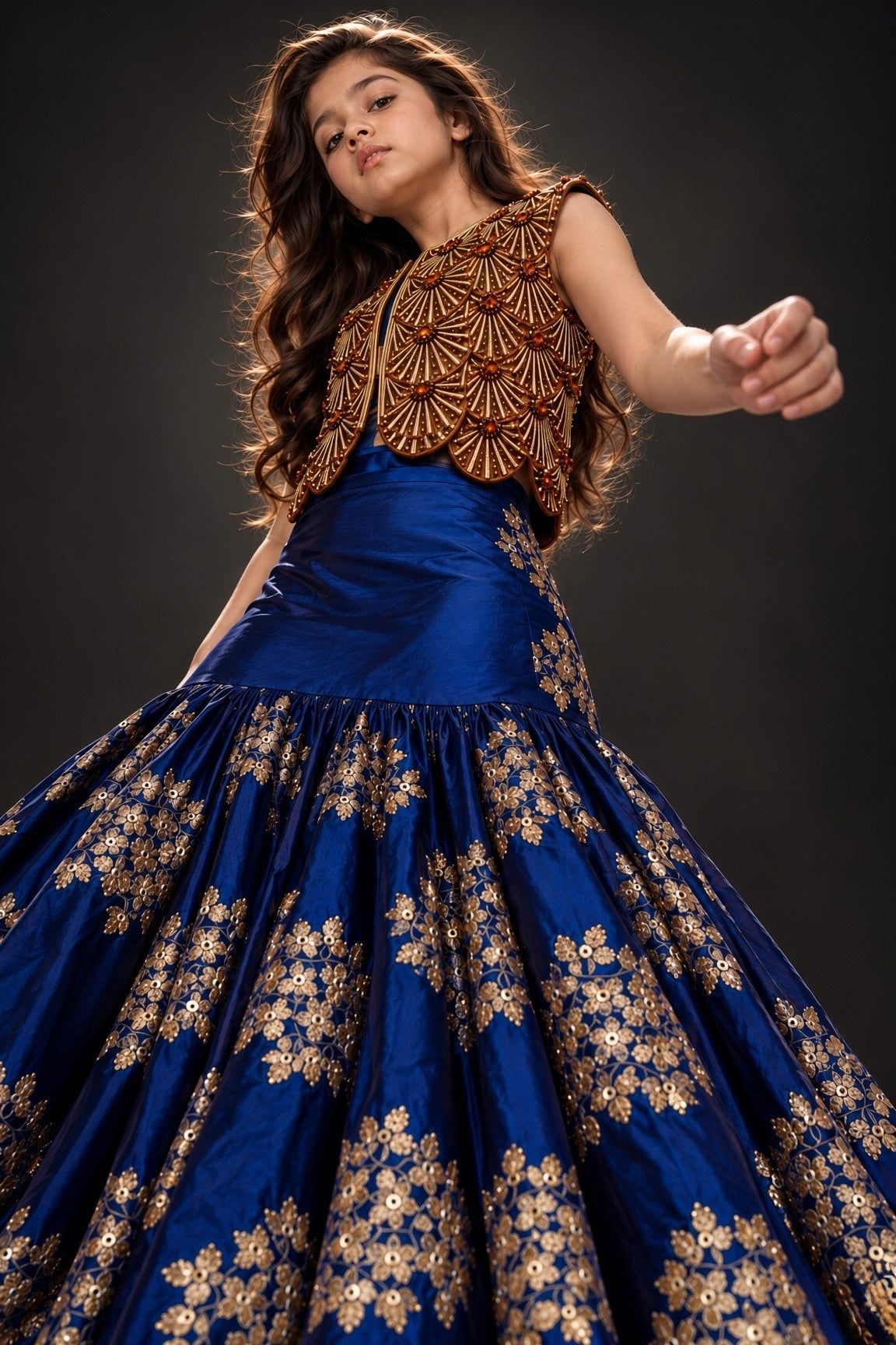 Zarbaft lehenga