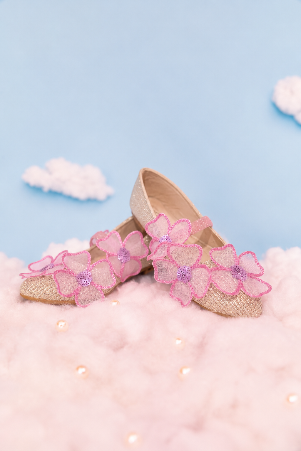 3d flower shoes