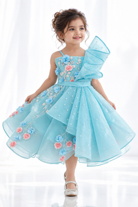 Serene Blue Dress - BK Gayatri Official