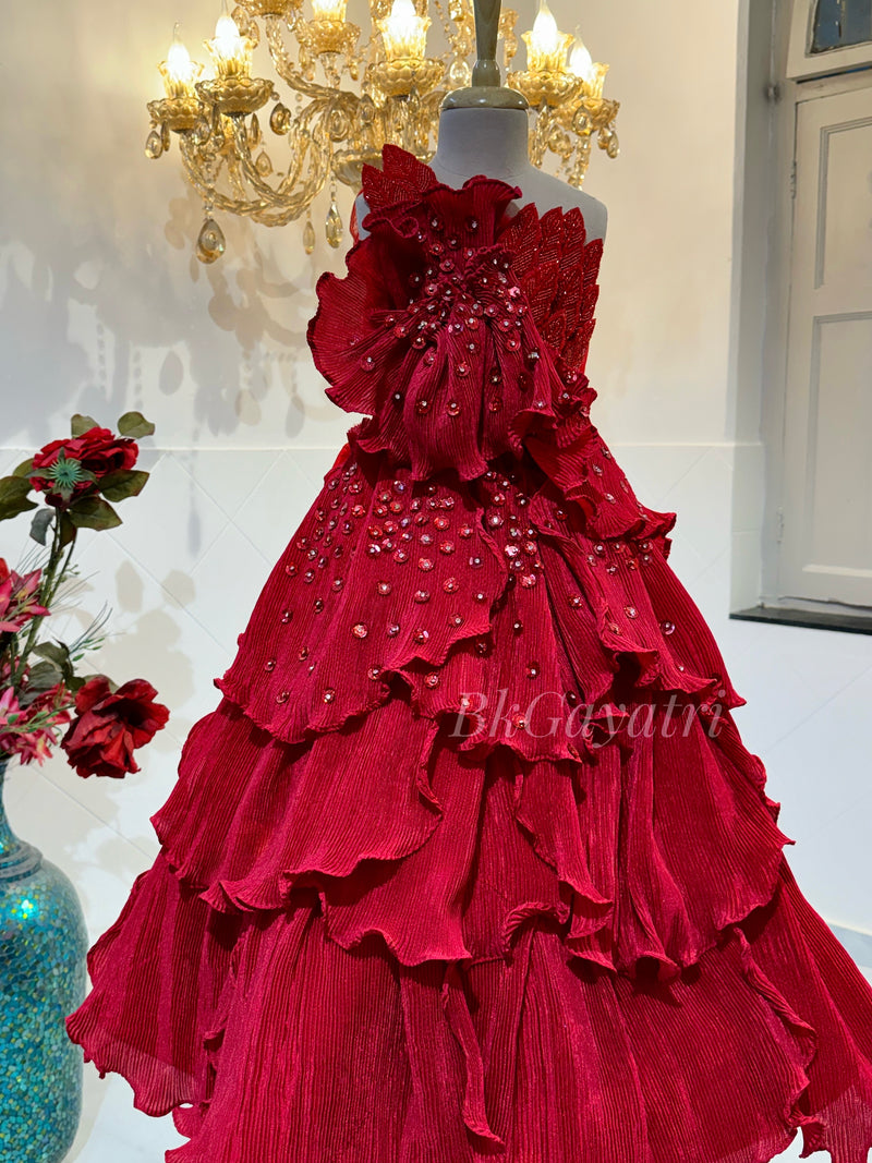 Petal dress 2.0 – Kids Designer Dress | BK Gayatri Official