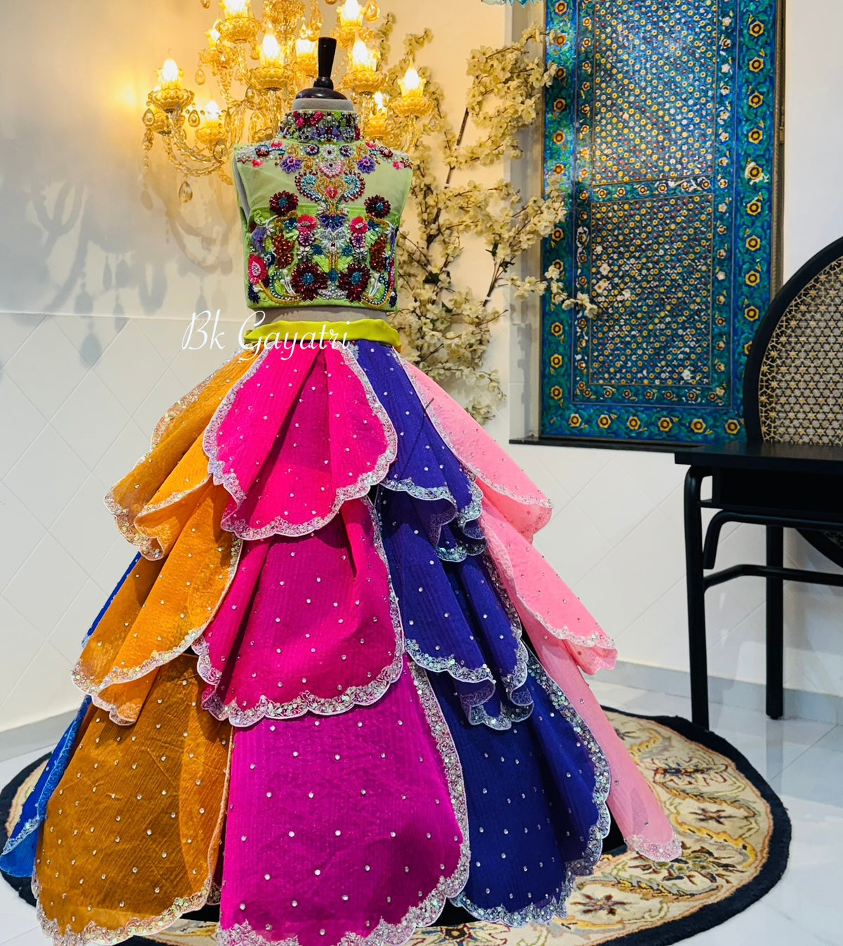 Petal Lehenga – Kids Designer Lehenga | BK Gayatri Official