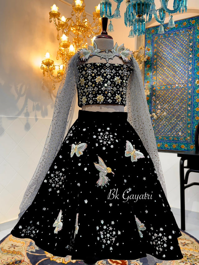 Wow black Lehenga - BK Gayatri Official