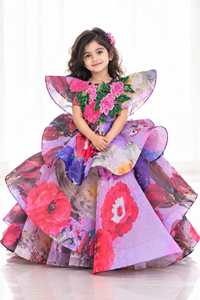 Sacred garden structured gown - BK Gayatri Official