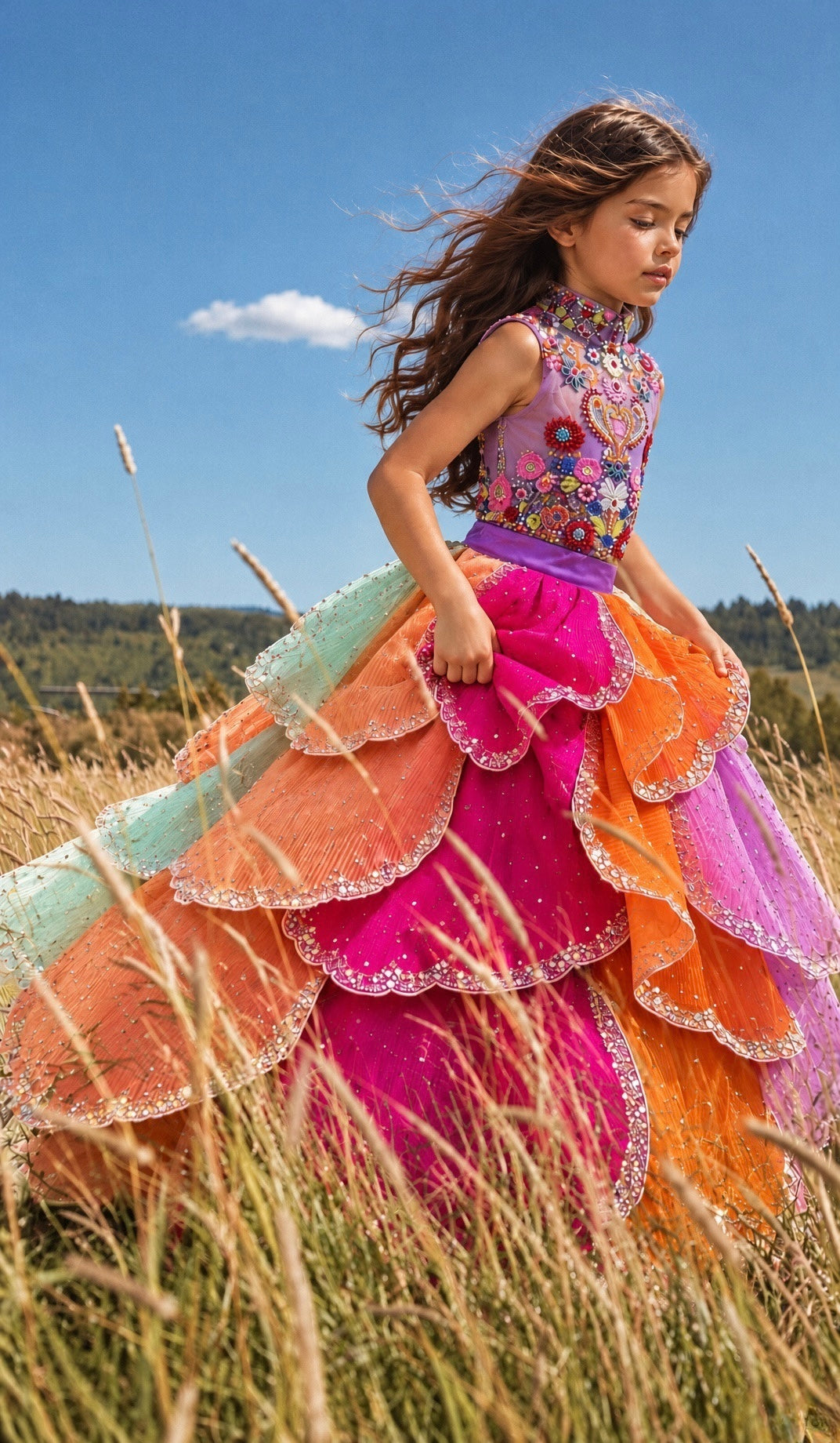 Petal Lehenga - BK Gayatri Official