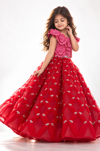 Rouge Rosette Gown