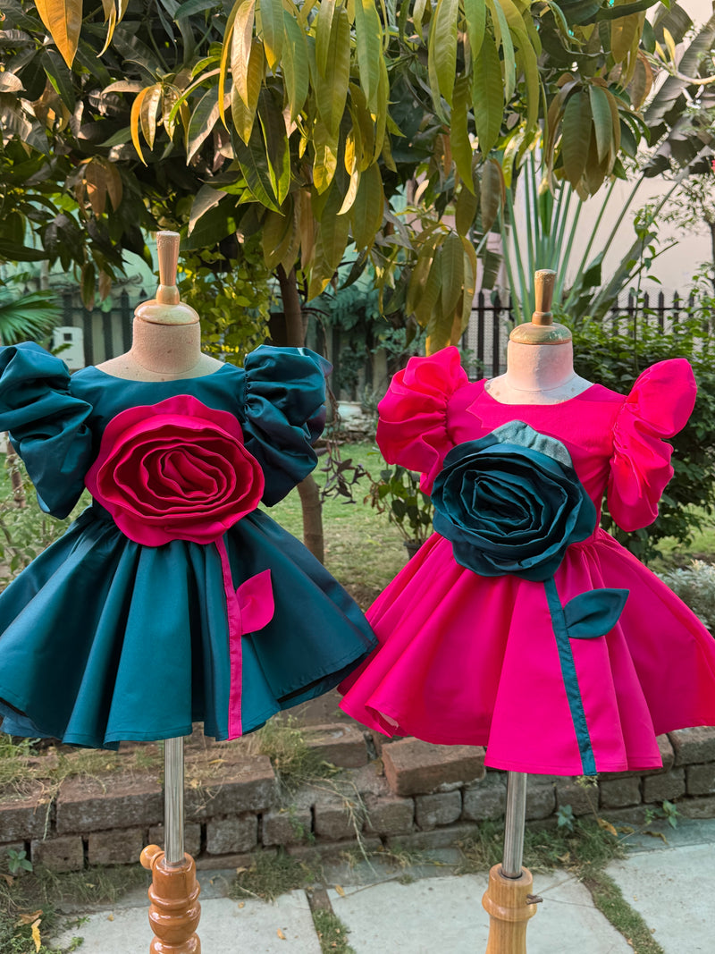 Easy breezy flower dress – Kids Designer Dress | BK Gayatri Official