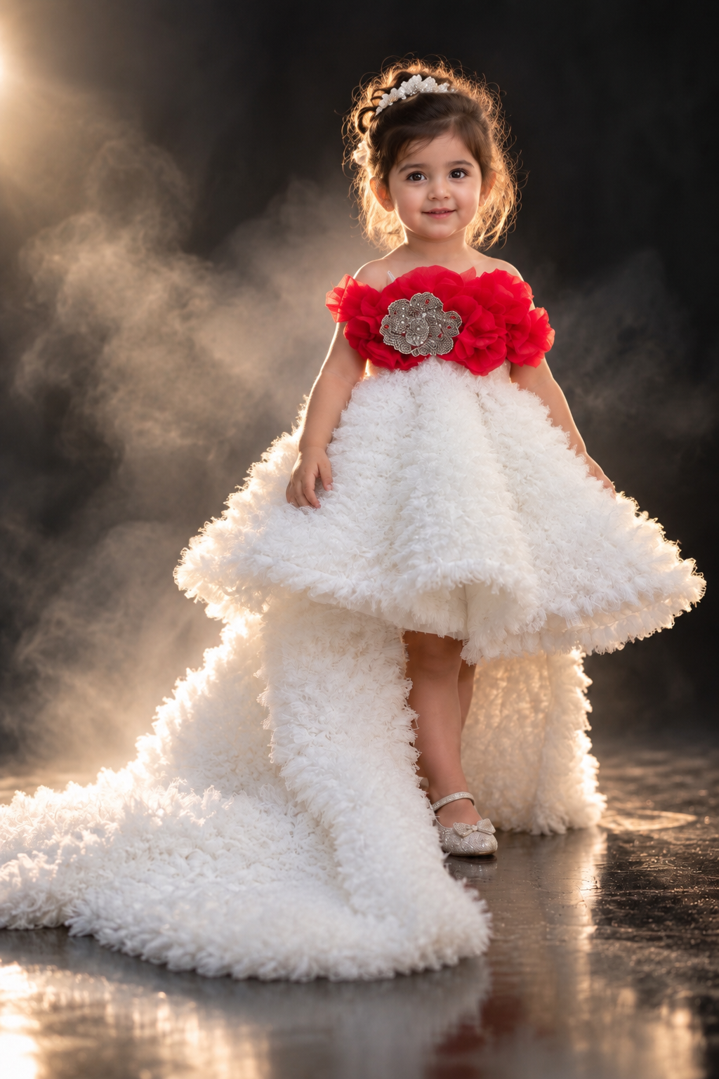 High low princess dress