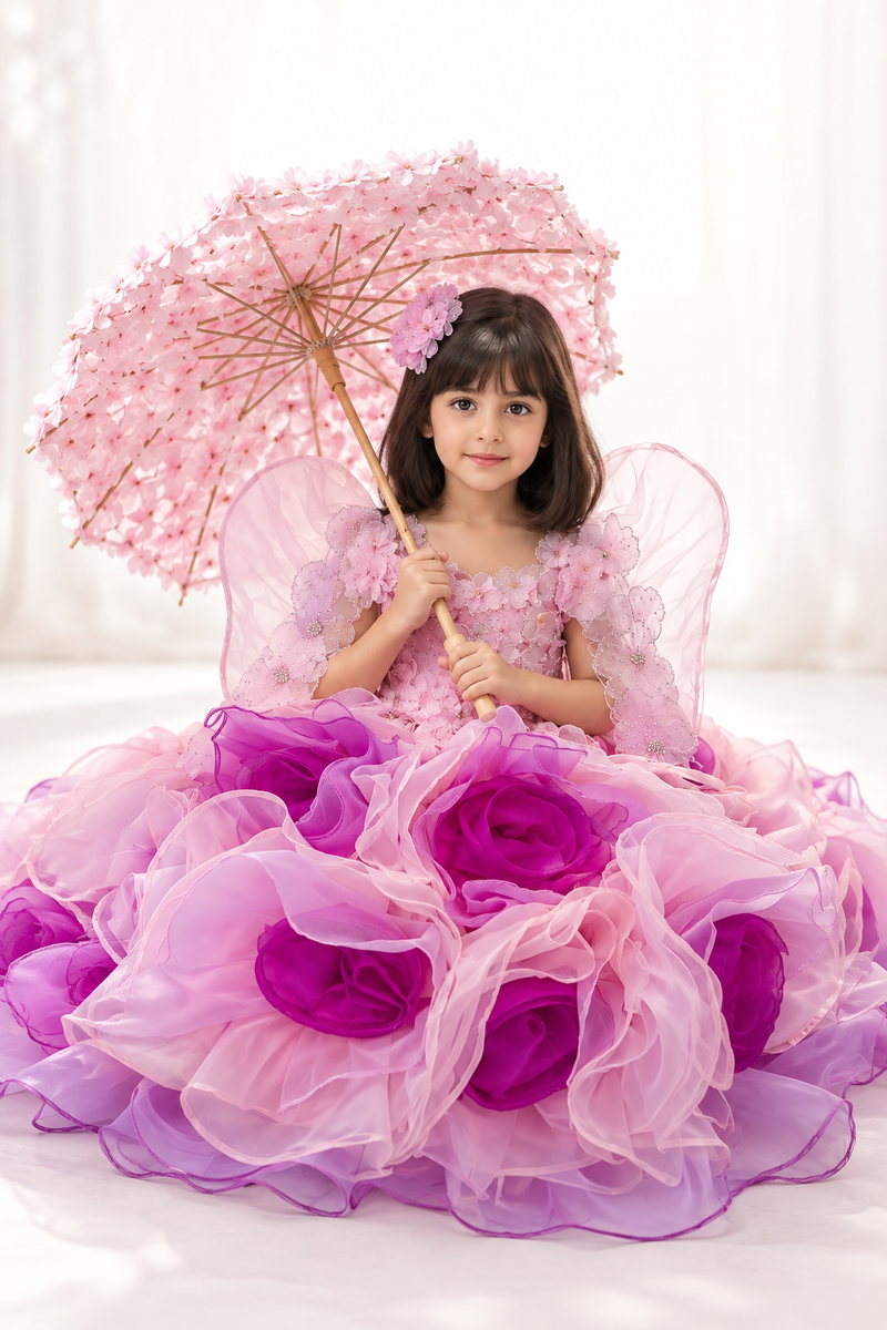 Structured Flower Dress