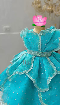luxurious Swarovski petal dress – Premium Kids Fashion | BK Gayatri Official
