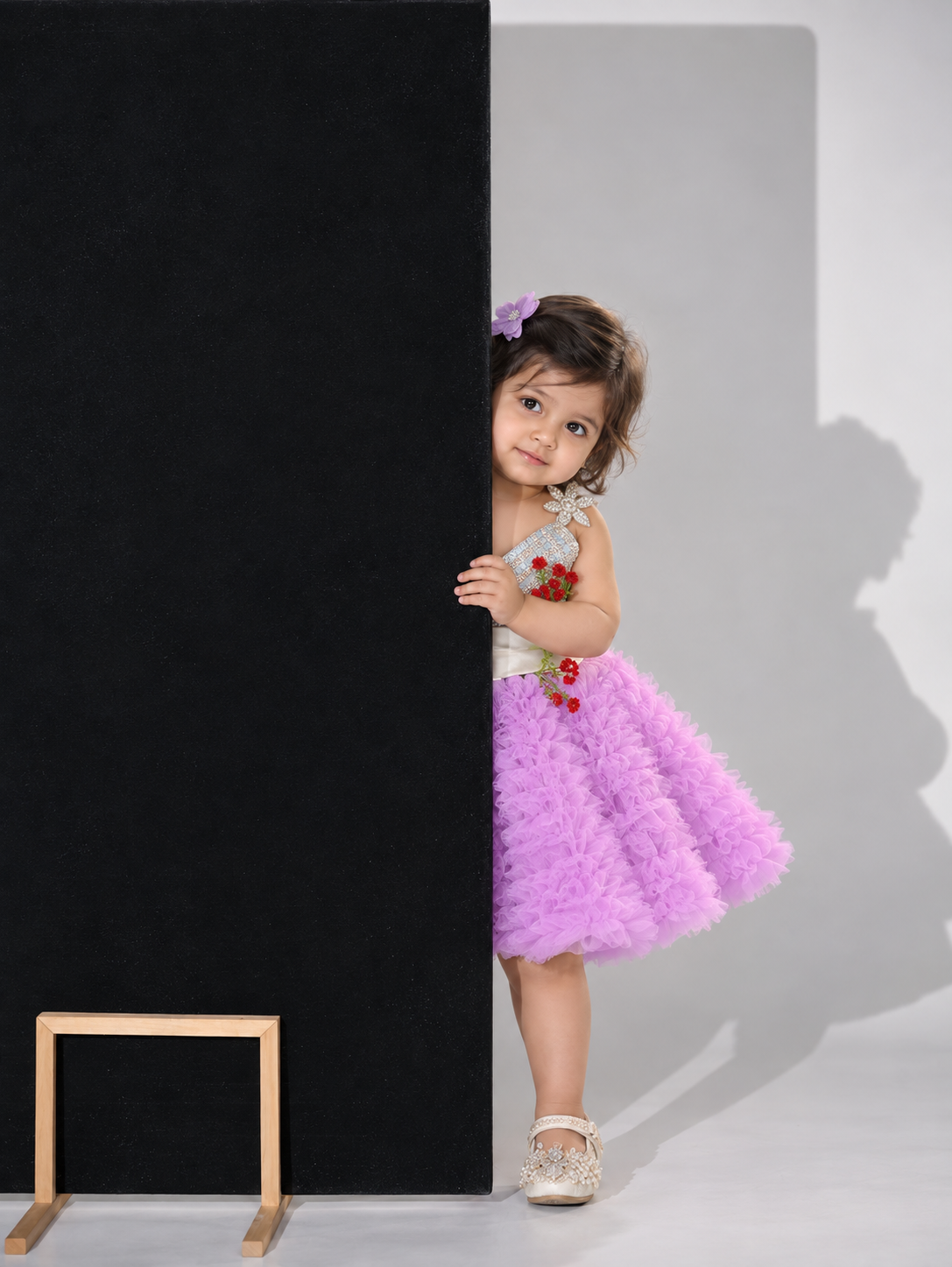 Silver knee Length Dress - BK Gayatri Official