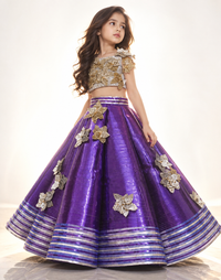 Metallic Lehenga - BK Gayatri Official