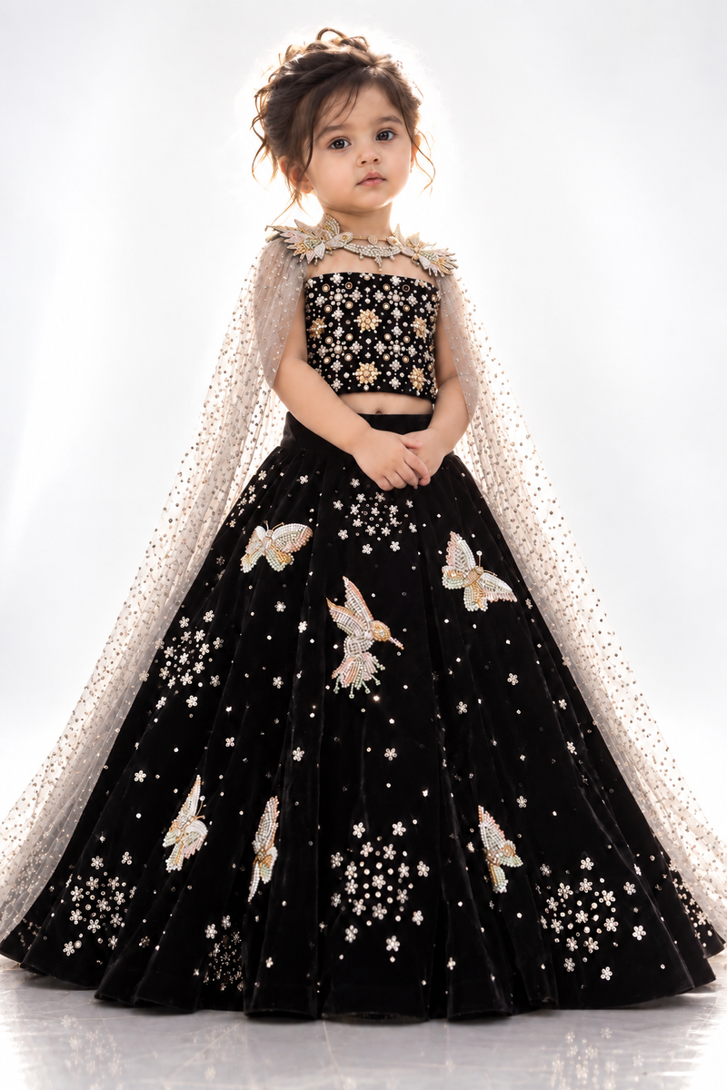 Wow black Lehenga