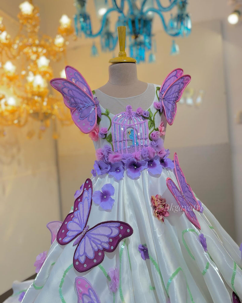Butterfly Dress – Kids Designer Dress | BK Gayatri Official