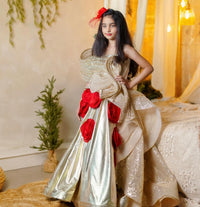Golden Glory Gown – Premium Kids Party Wear | BK Gayatri Official