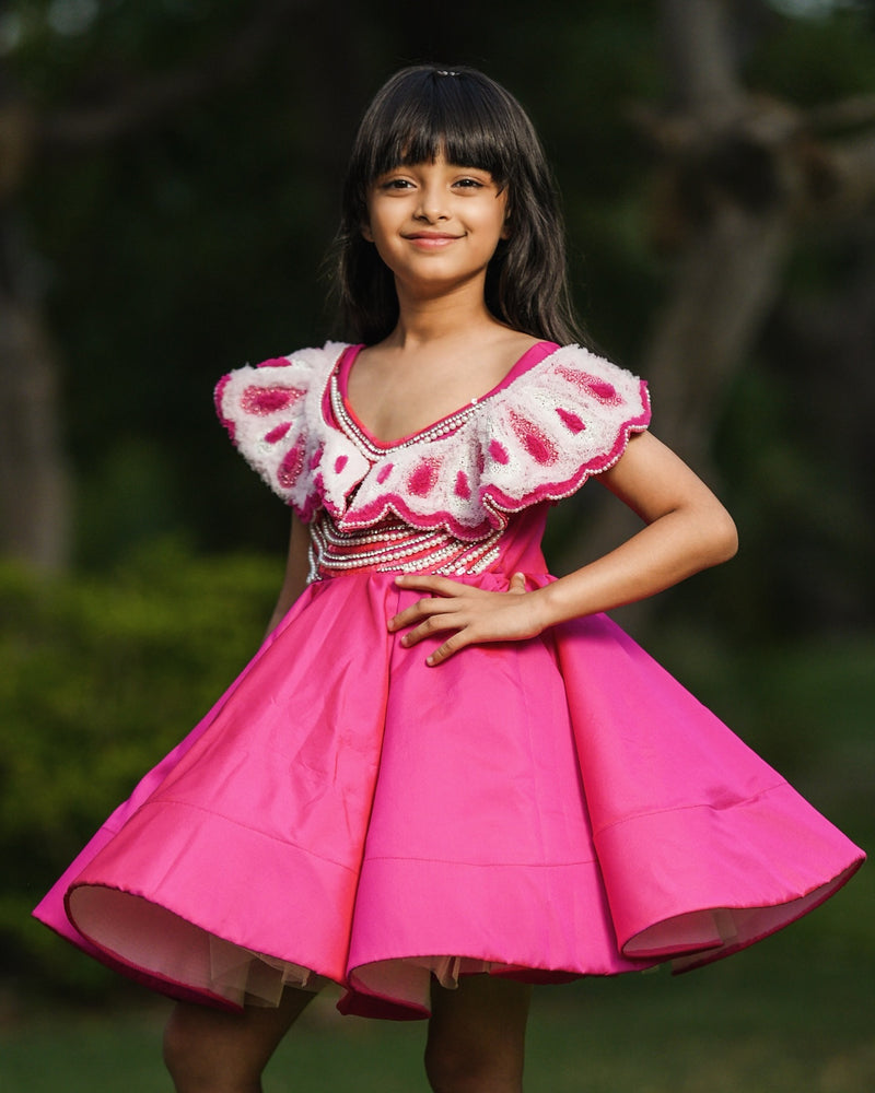 Summer Butterfly Dress – Kids Designer Dress | BK Gayatri Official