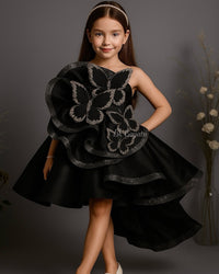 High Low Butterfly Dress – Luxury Kids Dress | BK Gayatri Official