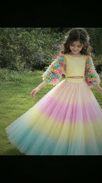 Floral Multicolor Lehenga