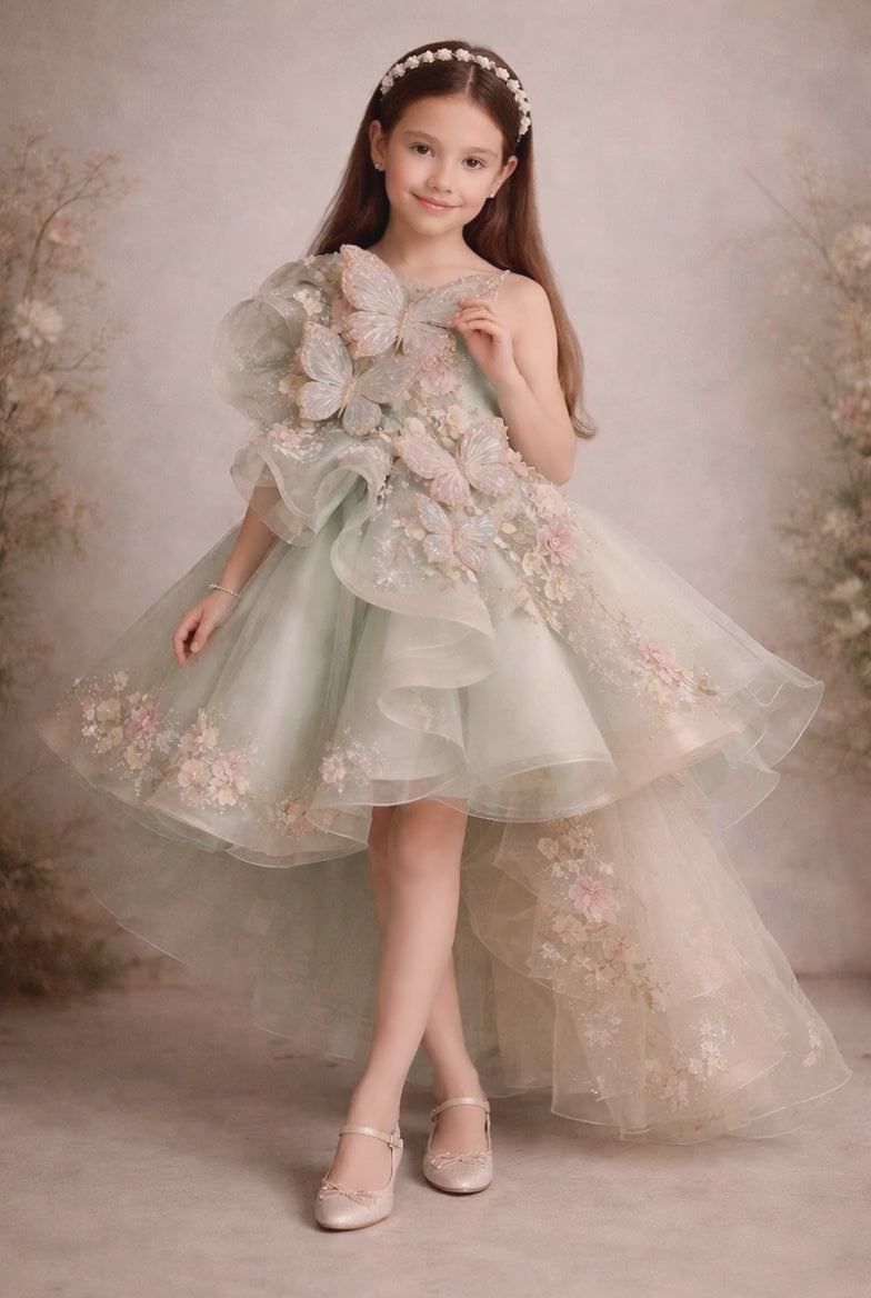 Couture butterfly dress